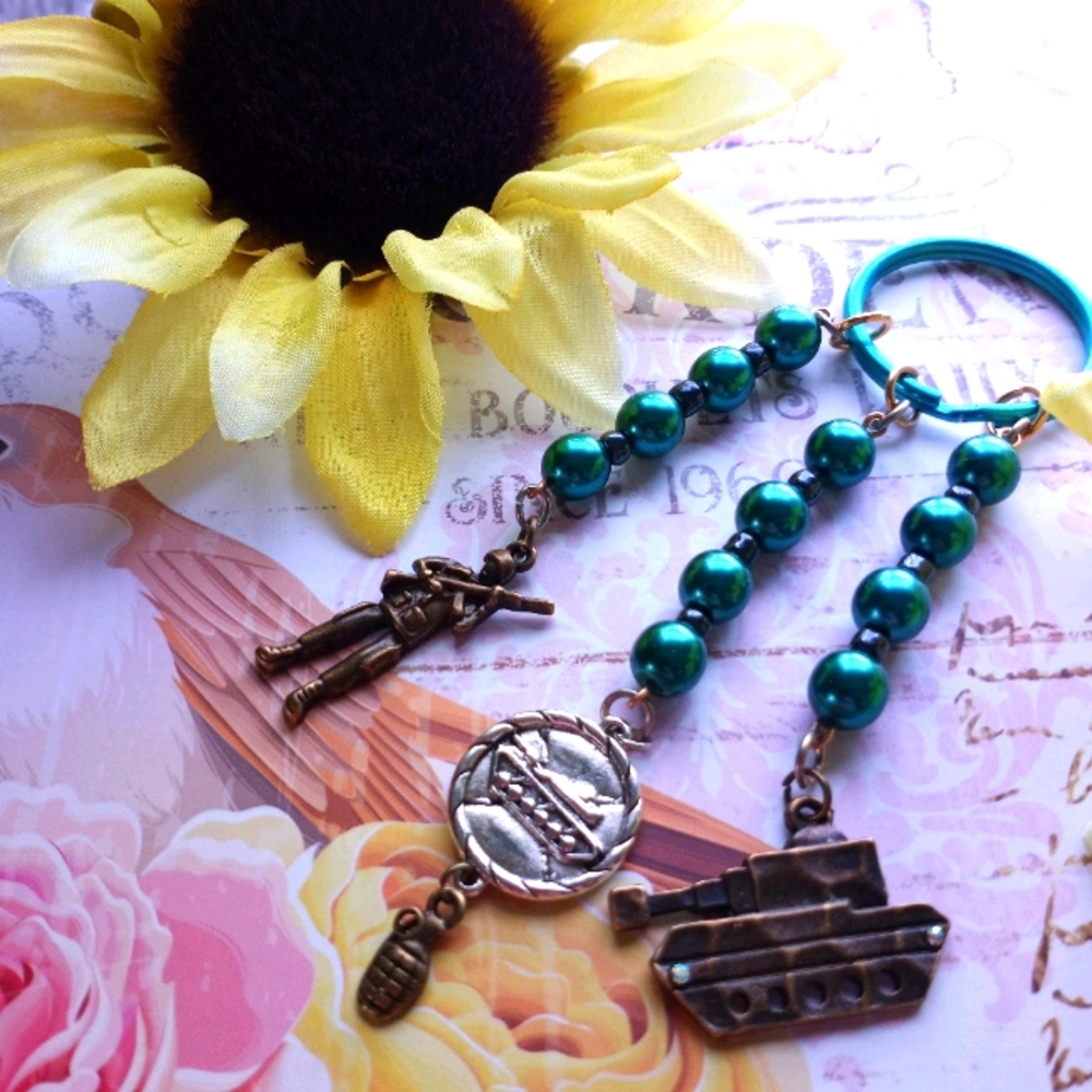 Army themed Keychain